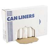 Boardwalk BWK 385814 High-Density Can Liner, 60 gal, 58 in x 38 in x 14 Micron, Clear, 200/CA redirect to product page